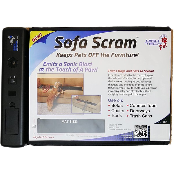 High Tech Pet Sofa Scram Pad Dog and Cat Repellent
