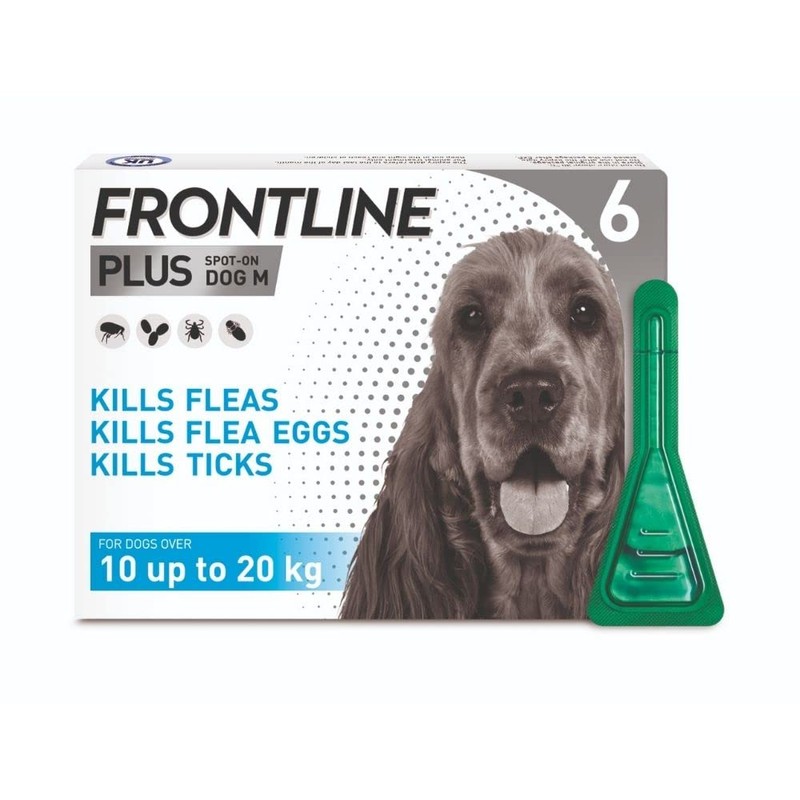 FRONTLINE Frontline PLUS Spot On Medium Dog, 6 pipettes