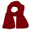 Gelante Men Classic Knit Winter Scarf Warm Double layer-2040B-Red