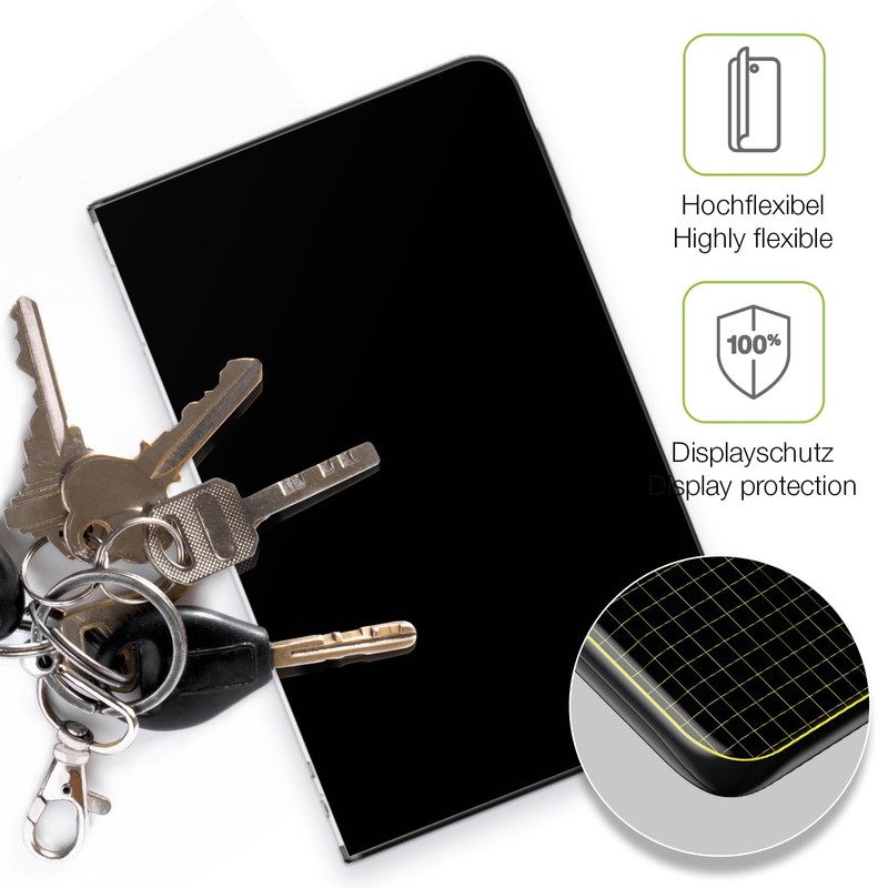 dipos FLEX 2x Matte Screen Protectors Suitable for Ledger Stax
