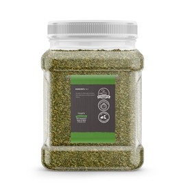 Birch & Meadow 10 oz of Basil Leaves, Cut & Sifted, Sweet Peppery Flavor