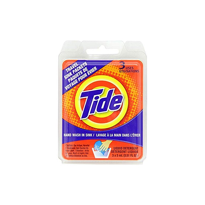 Tide Tide Travel Sink Packets, 3 Count (2 Pouches)