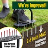 Jardineer Lawn Aerator Spike Tool, Updated 36" Metal Grass Aerator