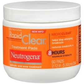Neutrogena Rapid Clear Treatment Pads 60 EA