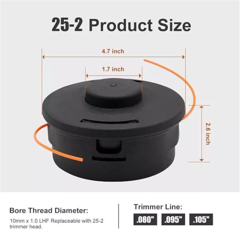 TOPCSA OEM Replace For Stihl FS55 25-2 Trimmer Head 55R