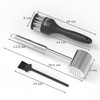 Marindo Meat Tenderiser Set - Meat Tenderiser & Cleaning Brush