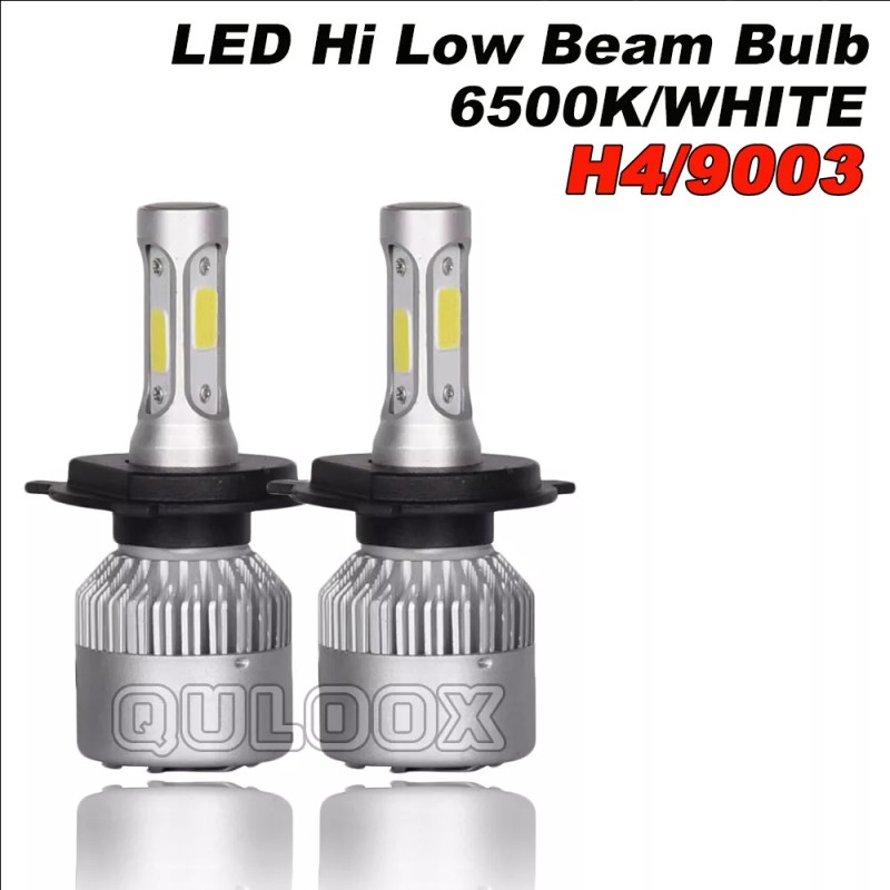 QULOOX Pair 7" Inch Round LED Headlights DRL for Ford