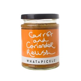 What A Pickle Carrot and Coriander Relish, 290g - Suitable for Vegetarians and Vegans - Gluten Free