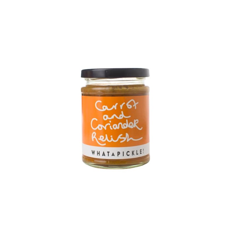 What A Pickle Carrot and Coriander Relish, 290g - Suitable