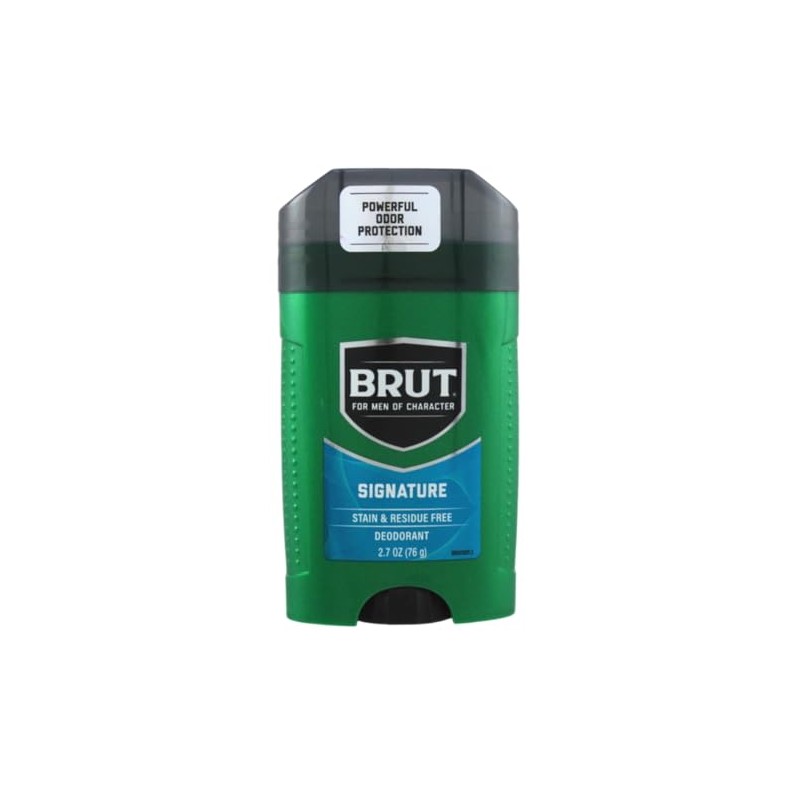 Brut Deodorant 2.25oz Oval Solid Classic Scent (3 Pack)