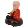 Little Monk Figurine USB Charging 6 Songs Music LED Nodding