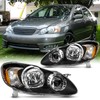 2PCS Headlights Assembly For 2003 2004 2005 2006 2007 2008
