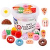 Mini Food Mochi Squishies - 24 Piece Fidget Toys with