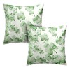 Kwlegh Spring Pillow Covers 20x20 Green Shamrock Pillows Cushion Cases