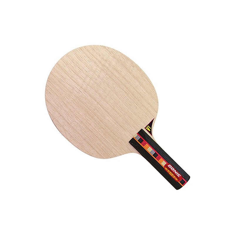 DONIC BL013FL Table Tennis Racket, Waldonor, Senzo, Carbon, Flared Grip