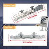 W10208415 Dryer Washer Door Hinge Compatible with Whirlpool/Amana/Maytag/Crosley Front Loader