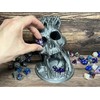 MunnyGrubbers - 6.5" Skull Dice Tower - (Random 7PCS D20