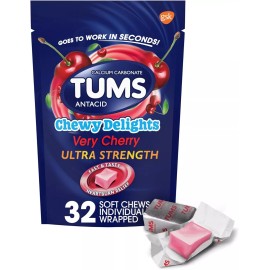 TUMS SM Tums Chewy Cherry 32ct