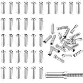 300 pieces silver end sleeves, bicycle end cap, end sleeve, bicycle spare part accessories, end cap, brake cable for brake cable, shift cable
