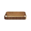 ASA Wood 53698970 Rectangular Tray with Rim Made of Willow