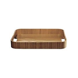 ASA Wood 53698970 Rectangular Tray with Rim Made of Willow Wood in Natural Colour, Dimensions: 35 cm x 27 cm x 4.5 cm