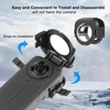 PULUZ Protective Lens Cover for Insta360 X4,Optical Glass Camera Lens