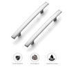 Ravinte 5 Pack 6 Inch Curved Cabinet Pulls Brushed Nickel