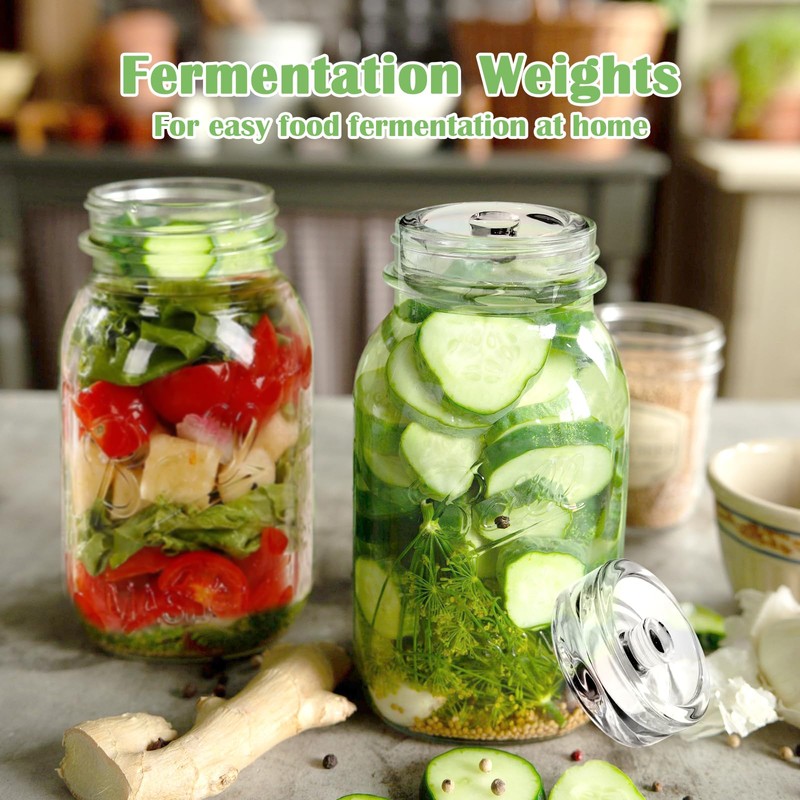 YADOBIG Fermentation Weights, Glass Weights for Fermenting, Fermentation Weights, Fermentation