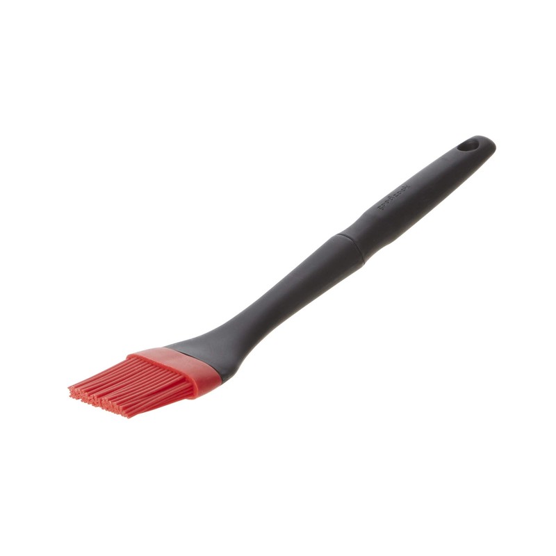 GoodCook Touch Silicone Basting Brush with Non-Slip Handle, Red/Black