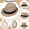 Giroir Fedora Hats for Men Women Short Brim Unisex Summer