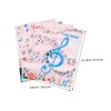 STOBOK Paper File Folder Music Note Pattern L-Shape Document Bag
