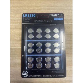 lr1130 Battery，24 Pack