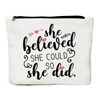 Inspirational Gifts for Women, Positive Inspirational Quotes Makeup Bag -