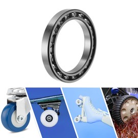 ACROPIX 6921 Deep Groove Ball Bearings 105x145x20mm P5 Open Type Lubricated Bearings 1 Pc Car Scooter Skateboard Wheel Universal Silver Tone