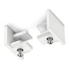 Duoline 703031 Kit of 2 End Caps White