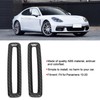 2pcs Carbon Fiber Style BPillar Air Vent Frame Trim Fit