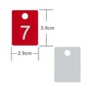StayMax ABS Plastic Numbered Tags for Rectangle Key Number Disc