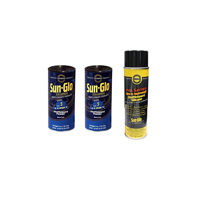 Sun-Glo 2 Cans #5 5 Star Wax and 1 Can