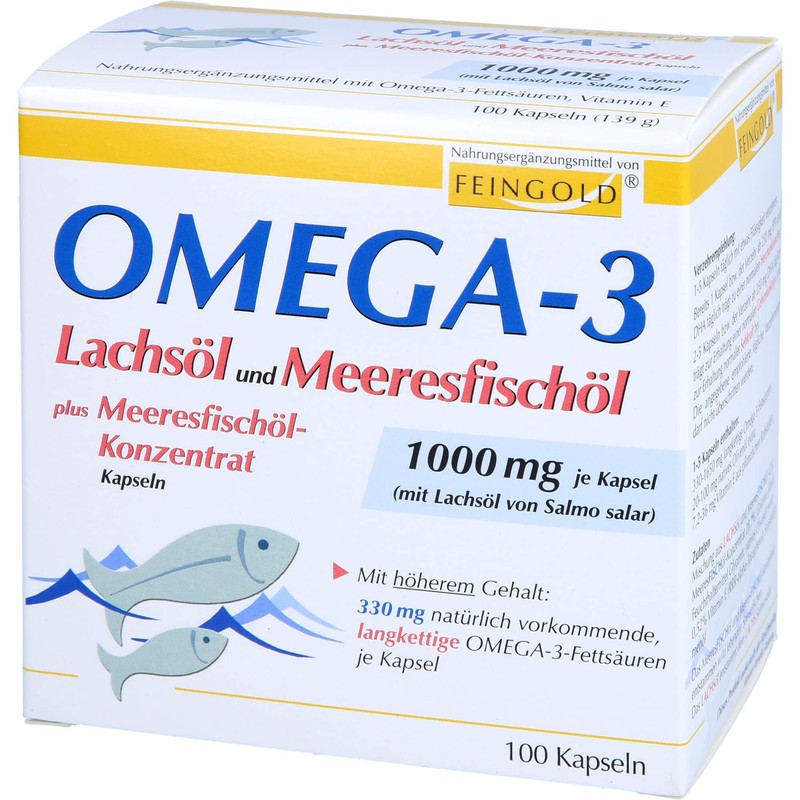 Omega 3 Salmon Oil and Sea Fish Oil Capsules