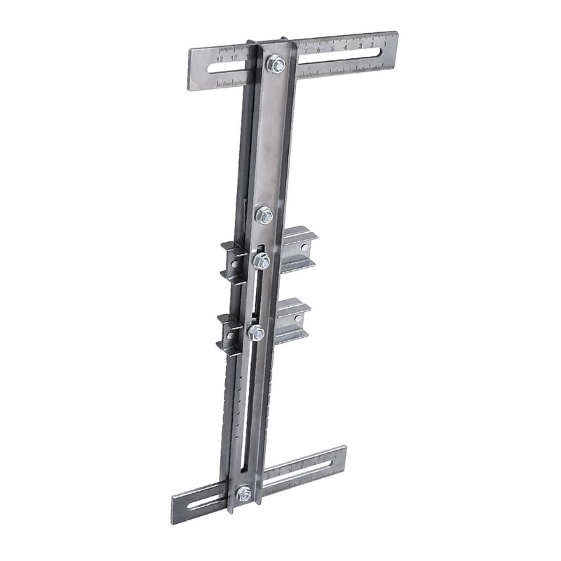 Cabinet Hardware Jig Template Stainless Steel Closet Hanging Rod Locator
