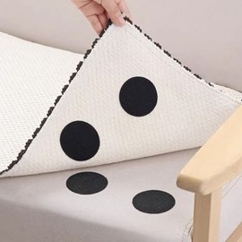 5 Pairs of Round Round Non-slip Duvet and Carpet Fixing Stickers / 밀림방지 이불 카페트 고정 스티커 원형 5쌍