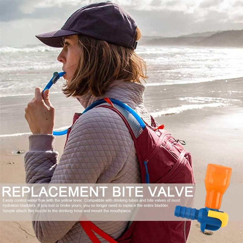 3 Piece Set Bite Valve Replacement Mouthpiece Bite Valve Tube