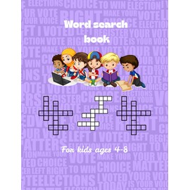 Word search book: Find words from the puzzle - solution given