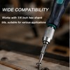 2 Pcs Bit Driver Handle, 1/4 inch Hex Quick Release