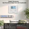 NonProgrammable Thermostat for Home, Single-Stage Systems,Digital Energy-Saving Thermostat,1 Heat/1 Cool,