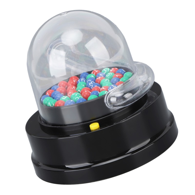 Electric Shake Lucky Ball Machine Mini Lottery Machine Portable Fortunate