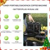 CANDY Portable Espresso Machine with Strap, 3 in 1 Coffee