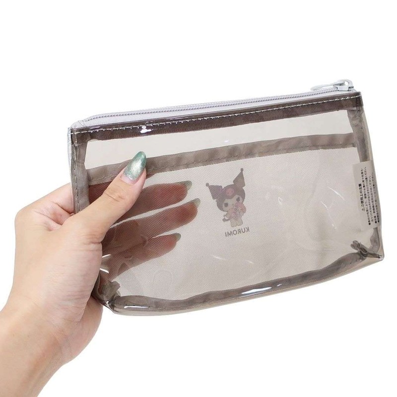 Kamiojapan Sanrio Clear Flat Pen Pouch, Casual