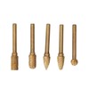 5Pcs Grinding Bit Head Rotary File Burr Double Cut Tool