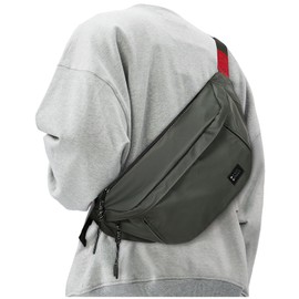 Fashion Large Crossbody Fanny Pack for Men Women,Waterproof Waist Bag fanny Packs belt bag sling bag with 5-Zipper Pockets,Carrying 7.9"phone,Green-Large